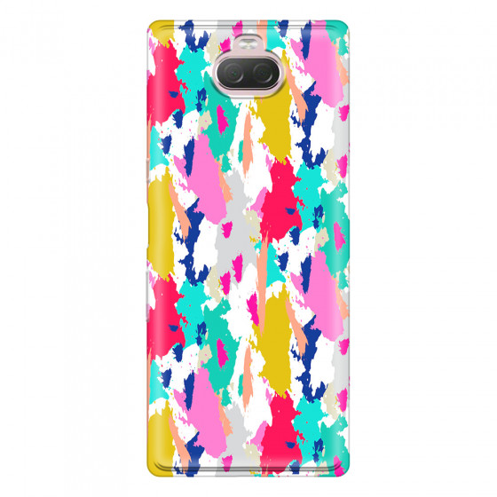 SONY - Sony 10 Plus - Soft Clear Case - Paint Strokes