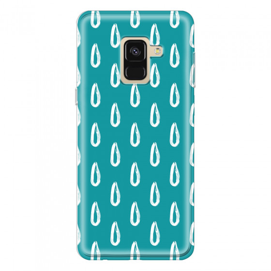 SAMSUNG - Galaxy A8 - Soft Clear Case - Pixel Drops