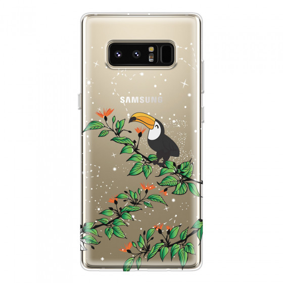 SAMSUNG - Galaxy Note 8 - Soft Clear Case - Me, The Stars And Toucan