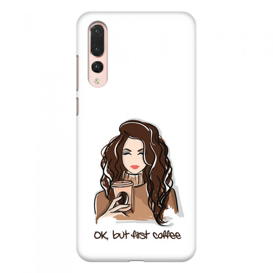 HUAWEI - P20 Pro - 3D Snap Case - But First Coffee