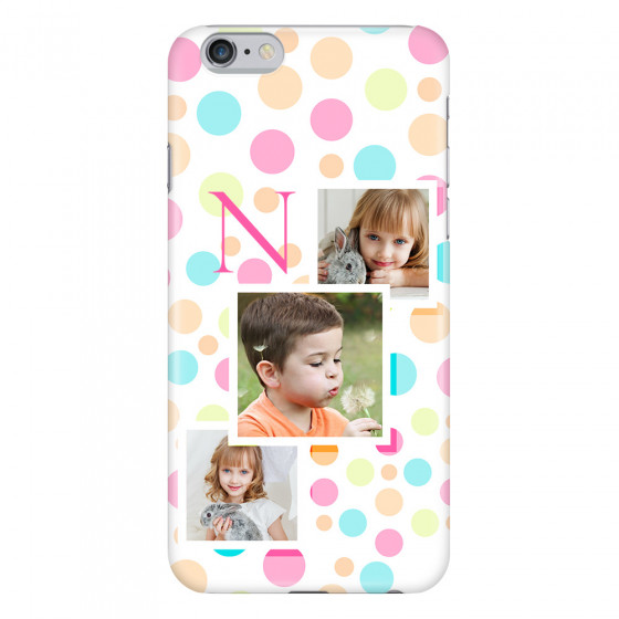 APPLE - iPhone 6S Plus - 3D Snap Case - Cute Dots Initial