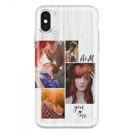 APPLE - iPhone X - Soft Clear Case - Love Arrow Memories