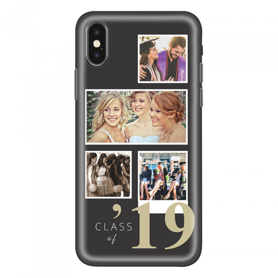 APPLE - iPhone XS Max - Soft Clear Case - Graduation Time