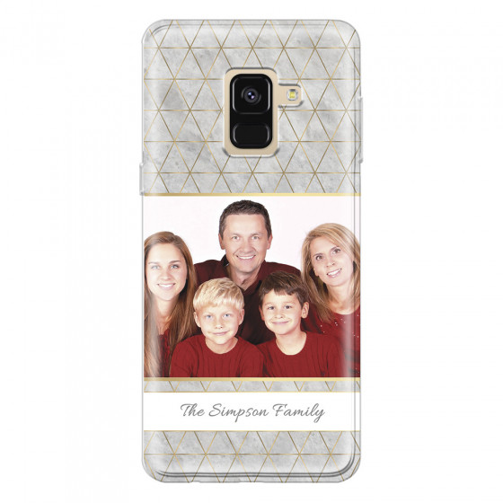 SAMSUNG - Galaxy A8 - Soft Clear Case - Happy Family