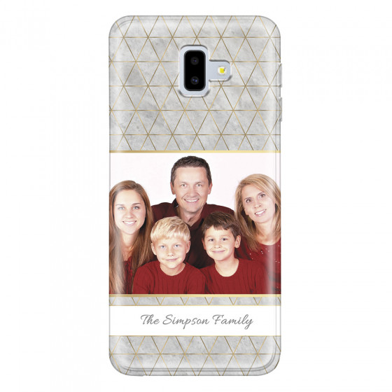 SAMSUNG - Galaxy J6 Plus - Soft Clear Case - Happy Family