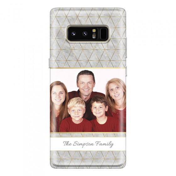 SAMSUNG - Galaxy Note 8 - Soft Clear Case - Happy Family