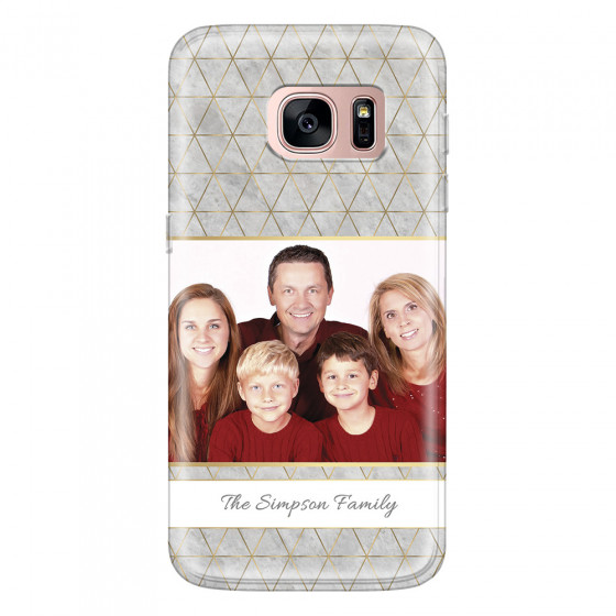 SAMSUNG - Galaxy S7 - Soft Clear Case - Happy Family