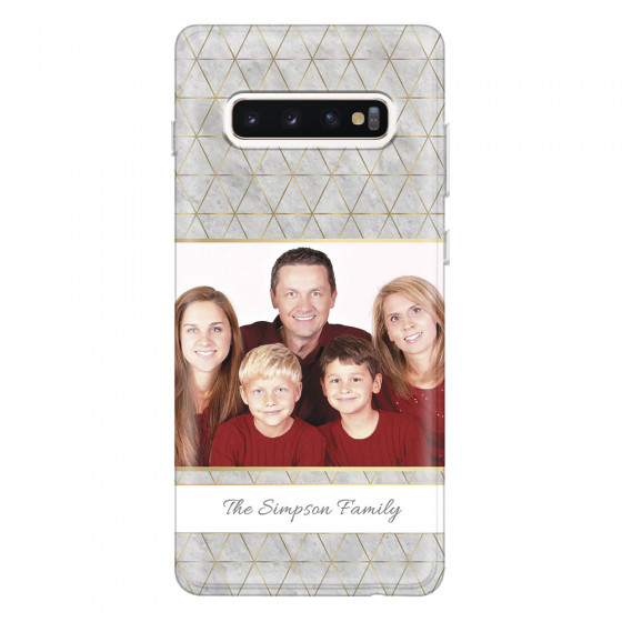 SAMSUNG - Galaxy S10 Plus - Soft Clear Case - Happy Family