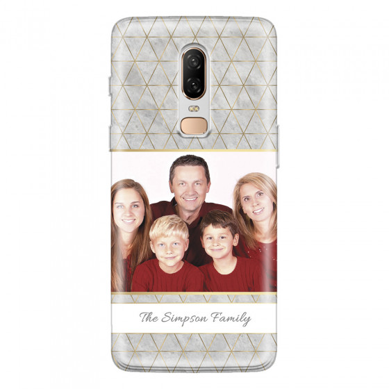 ONEPLUS - OnePlus 6 - Soft Clear Case - Happy Family