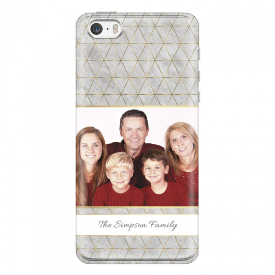 APPLE - iPhone 5S - Soft Clear Case - Happy Family