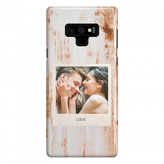 SAMSUNG - Galaxy Note 9 - 3D Snap Case - Wooden Polaroid