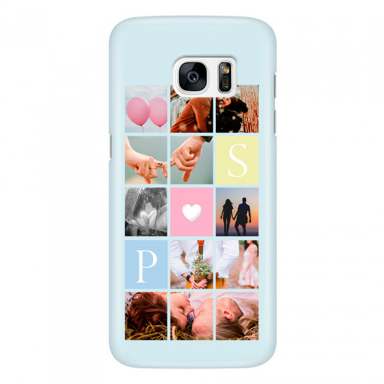 SAMSUNG - Galaxy S7 Edge - 3D Snap Case - Insta Love Photo Linked