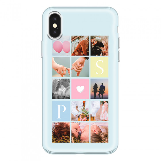 APPLE - iPhone X - Soft Clear Case - Insta Love Photo Linked