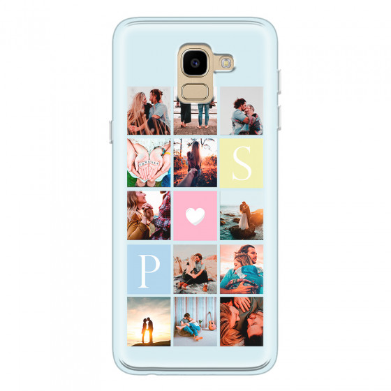 SAMSUNG - Galaxy J6 - Soft Clear Case - Insta Love Photo