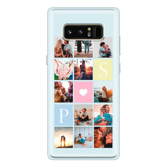 SAMSUNG - Galaxy Note 8 - Soft Clear Case - Insta Love Photo