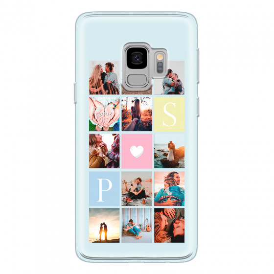SAMSUNG - Galaxy S9 - Soft Clear Case - Insta Love Photo
