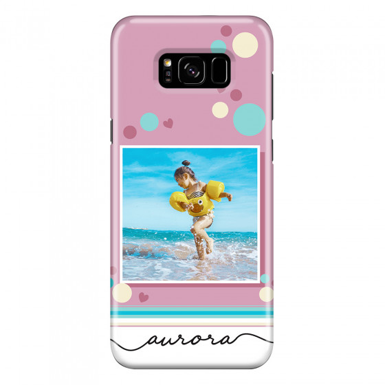 SAMSUNG - Galaxy S8 Plus - 3D Snap Case - Cute Dots Photo Case