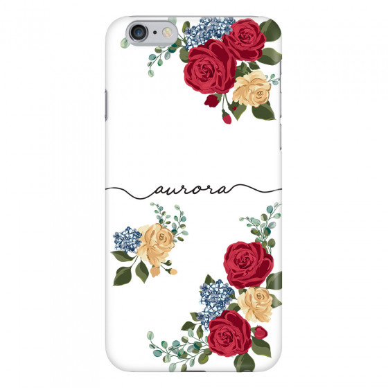 APPLE - iPhone 6S - 3D Snap Case - Red Floral Handwritten