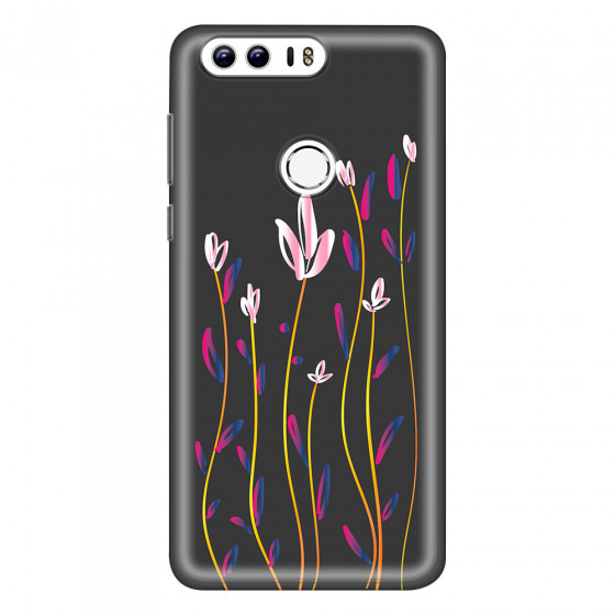 HONOR - Honor 8 - Soft Clear Case - Pink Tulips