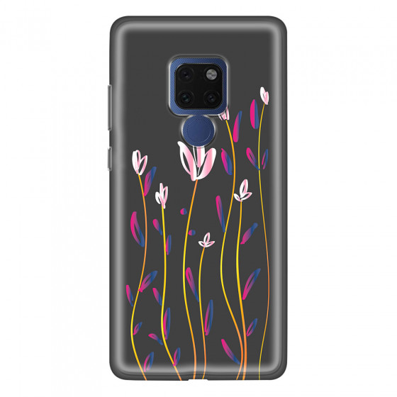 HUAWEI - Mate 20 - Soft Clear Case - Pink Tulips