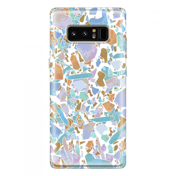 SAMSUNG - Galaxy Note 8 - Soft Clear Case - Terrazzo Design VIII