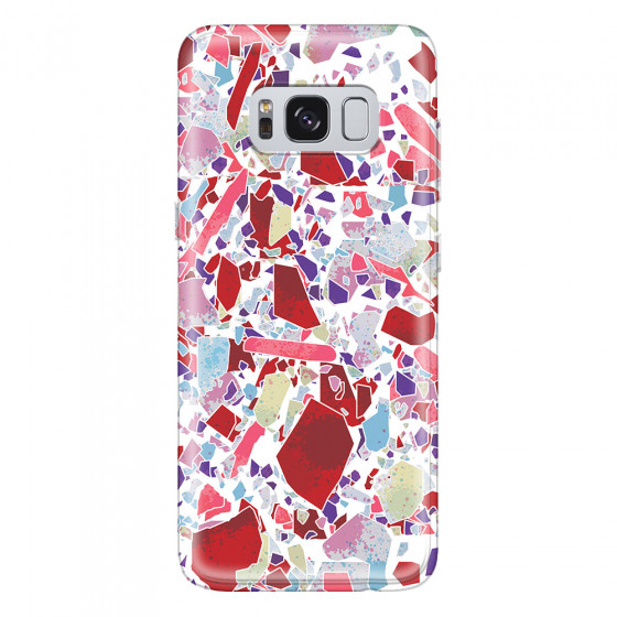 SAMSUNG - Galaxy S8 Plus - Soft Clear Case - Terrazzo Design VI