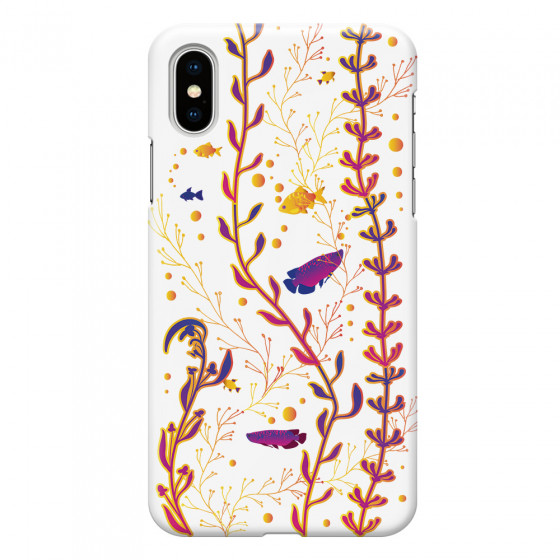 APPLE - iPhone XS - 3D Snap Case - Clear Underwater World