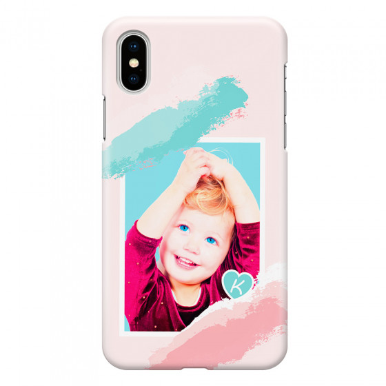 APPLE - iPhone XS - 3D Snap Case - Kids Initial Photo