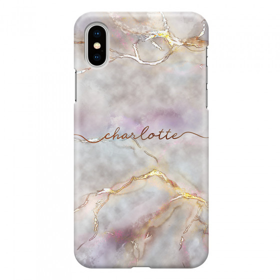 APPLE - iPhone XS - 3D Snap Case - Marble Rootage
