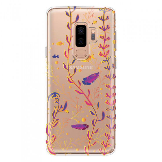 SAMSUNG - Galaxy S9 Plus - Soft Clear Case - Clear Underwater World