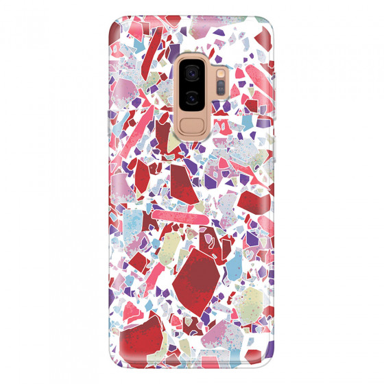 SAMSUNG - Galaxy S9 Plus - Soft Clear Case - Terrazzo Design VI