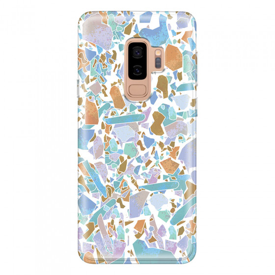 SAMSUNG - Galaxy S9 Plus - Soft Clear Case - Terrazzo Design VIII