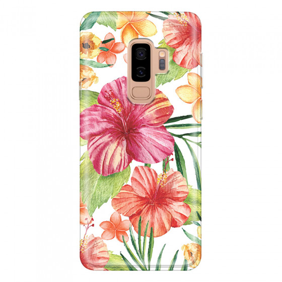 SAMSUNG - Galaxy S9 Plus - Soft Clear Case - Tropical Vibes