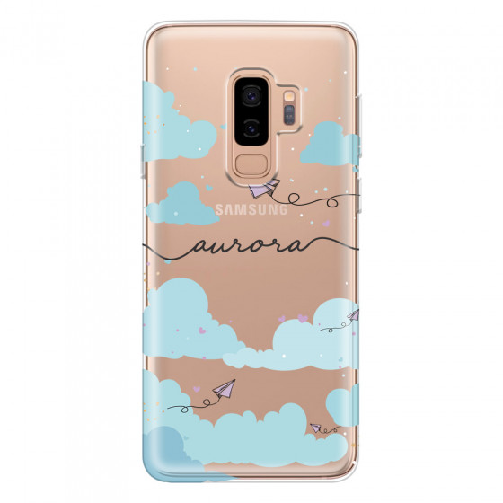 SAMSUNG - Galaxy S9 Plus - Soft Clear Case - Up in the Clouds