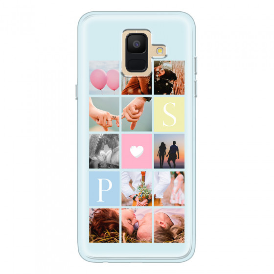 SAMSUNG - Galaxy A6 - Soft Clear Case - Insta Love Photo Linked