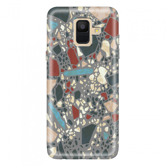 SAMSUNG - Galaxy A6 - Soft Clear Case - Terrazzo Design X