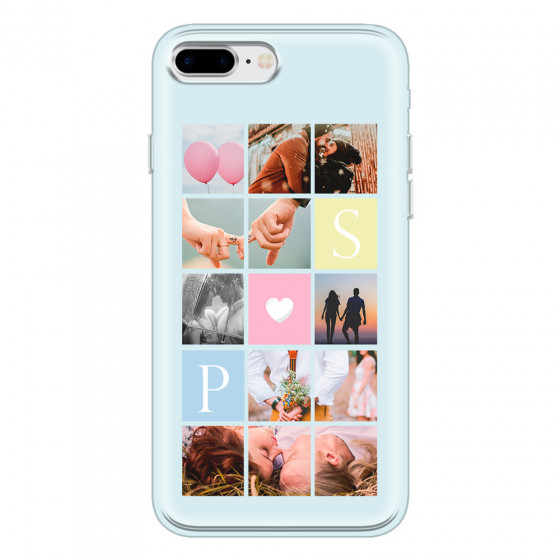 APPLE - iPhone 8 Plus - Soft Clear Case - Insta Love Photo Linked
