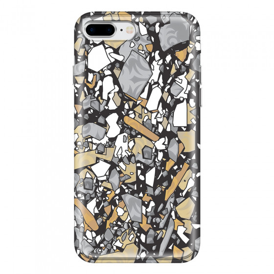 APPLE - iPhone 8 Plus - Soft Clear Case - Terrazzo Design I