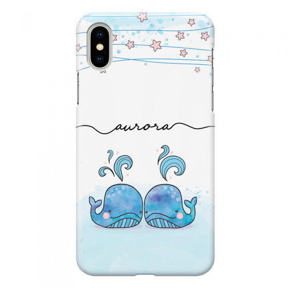 APPLE - iPhone XS - 3D Snap Case - Little Whales