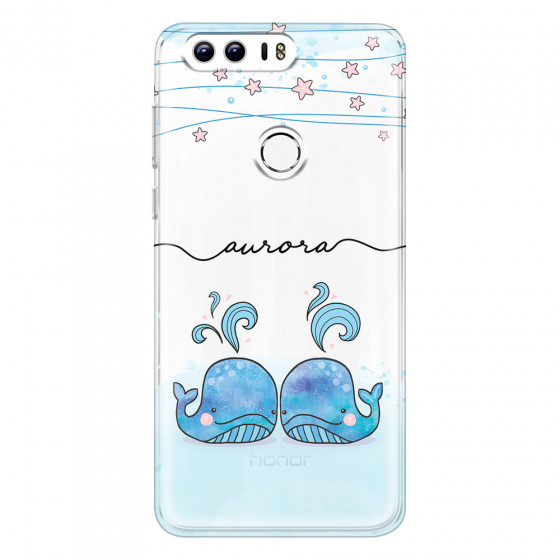 HONOR - Honor 8 - Soft Clear Case - Little Whales