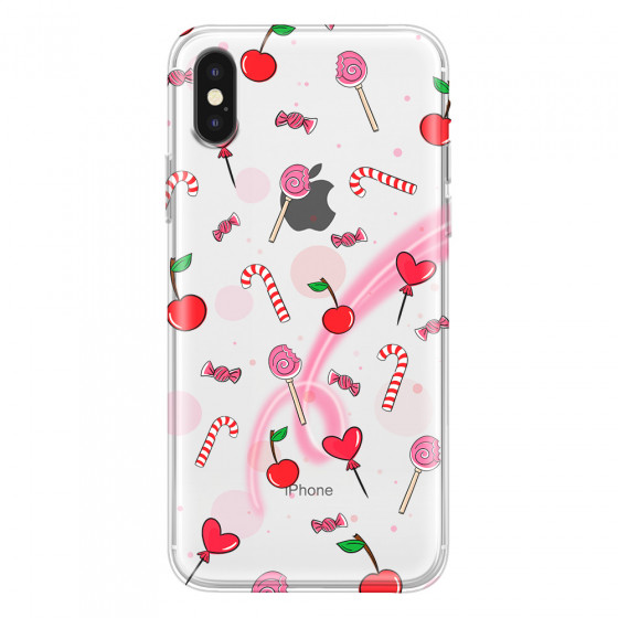 APPLE - iPhone XS - Soft Clear Case - Candy Clear