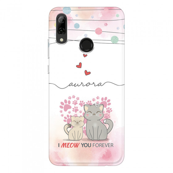 HUAWEI - P Smart 2019 - Soft Clear Case - I Meow You Forever