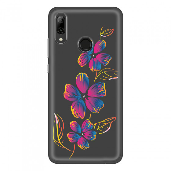HUAWEI - P Smart 2019 - Soft Clear Case - Spring Flowers In The Dark