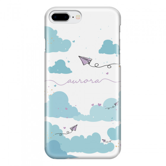 APPLE - iPhone 8 Plus - 3D Snap Case - Up in the Clouds Purple