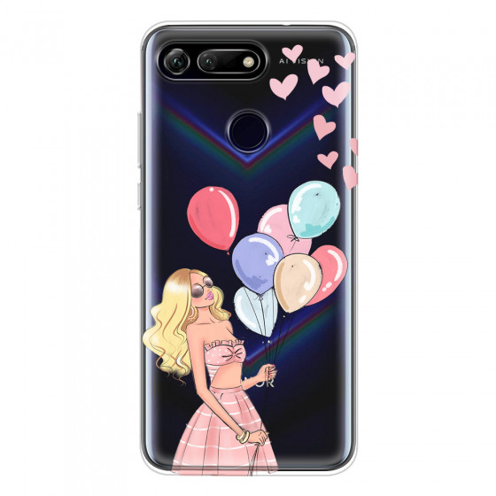 HONOR - Honor View 20 - Soft Clear Case - Balloon Party