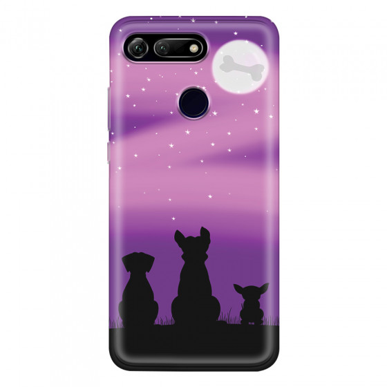 HONOR - Honor View 20 - Soft Clear Case - Dog's Desire Violet Sky