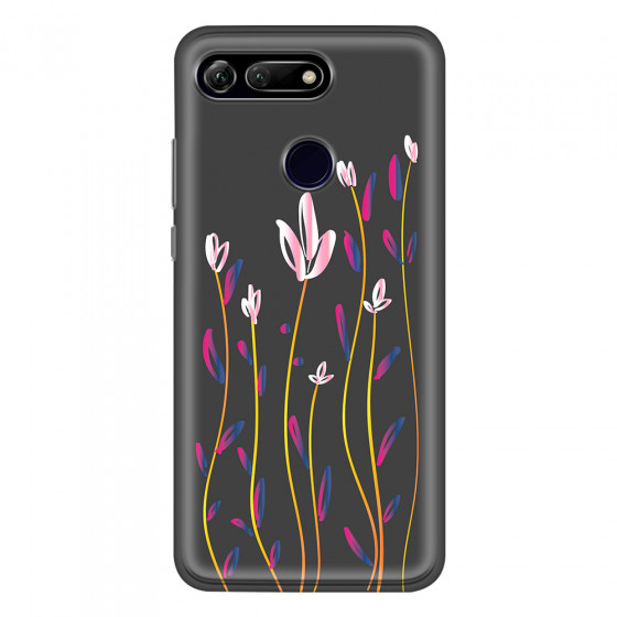 HONOR - Honor View 20 - Soft Clear Case - Pink Tulips