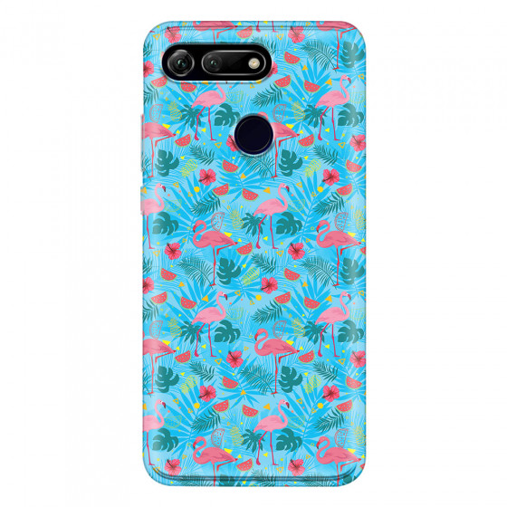 HONOR - Honor View 20 - Soft Clear Case - Tropical Flamingo IV