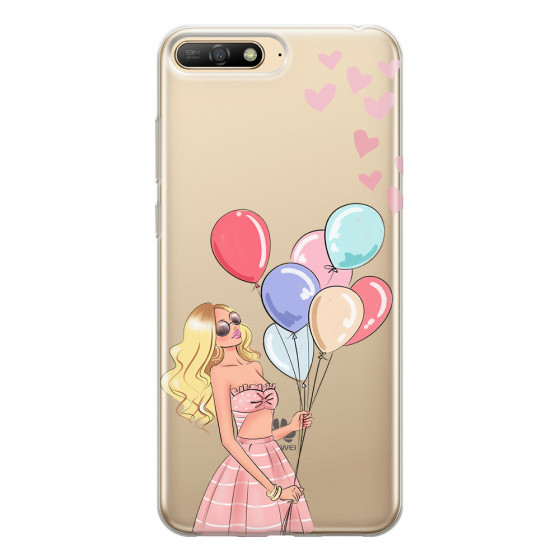 HUAWEI - Y6 2018 - Soft Clear Case - Balloon Party