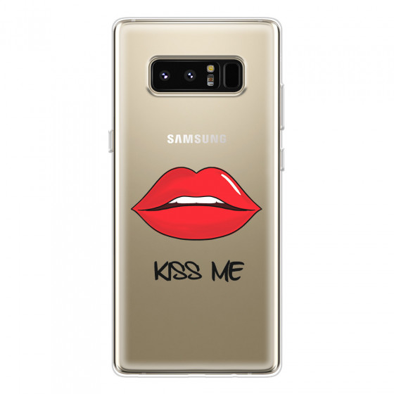 SAMSUNG - Galaxy Note 8 - Soft Clear Case - Kiss Me